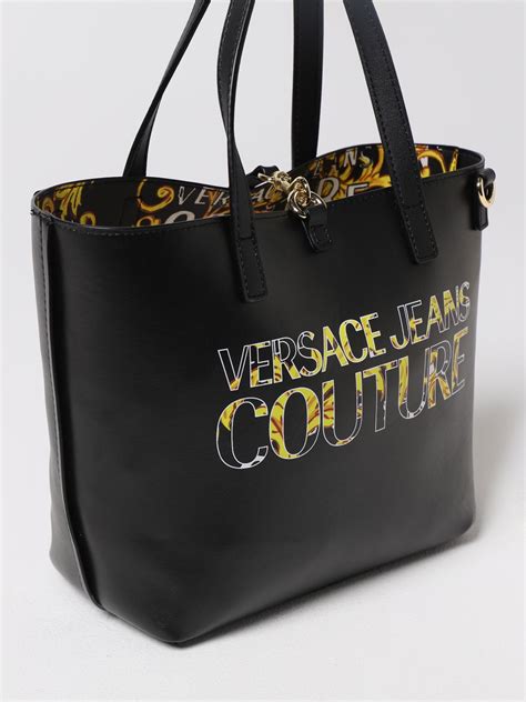 versace jeans borsa antracite di pelle|Nuova collezione di borse Versace Jeans Couture donna su.